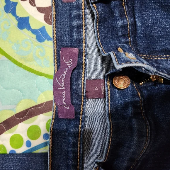 Gloria Vanderbilt Blue Straight Leg Jeans - Picture 3 of 7